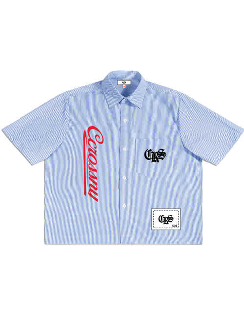 "Hard to Miss" Short Sleeve Button up