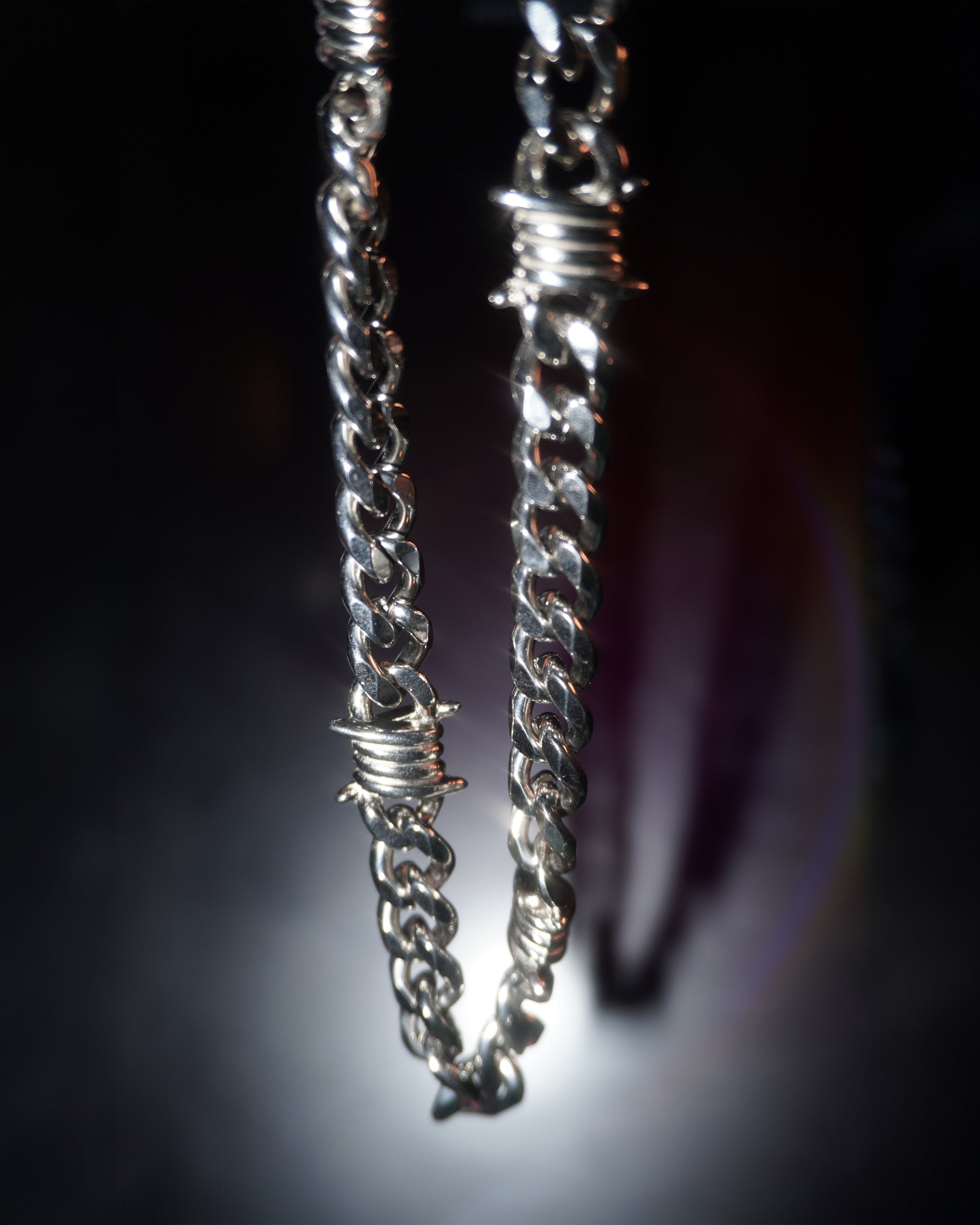 "Barbed Wired" Cuban Link
