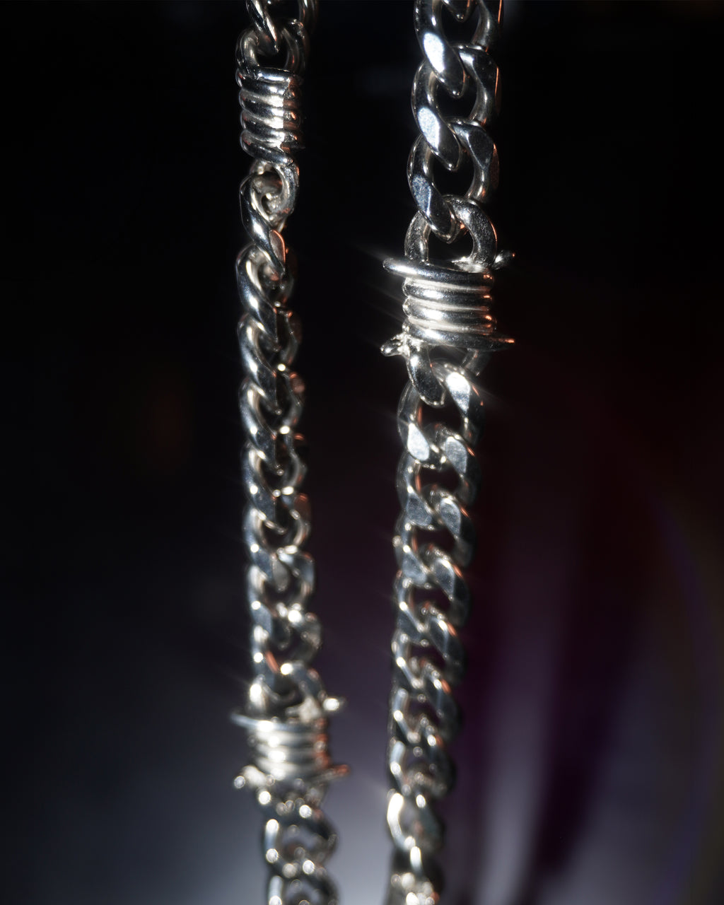 "Barbed Wired" Cuban Link