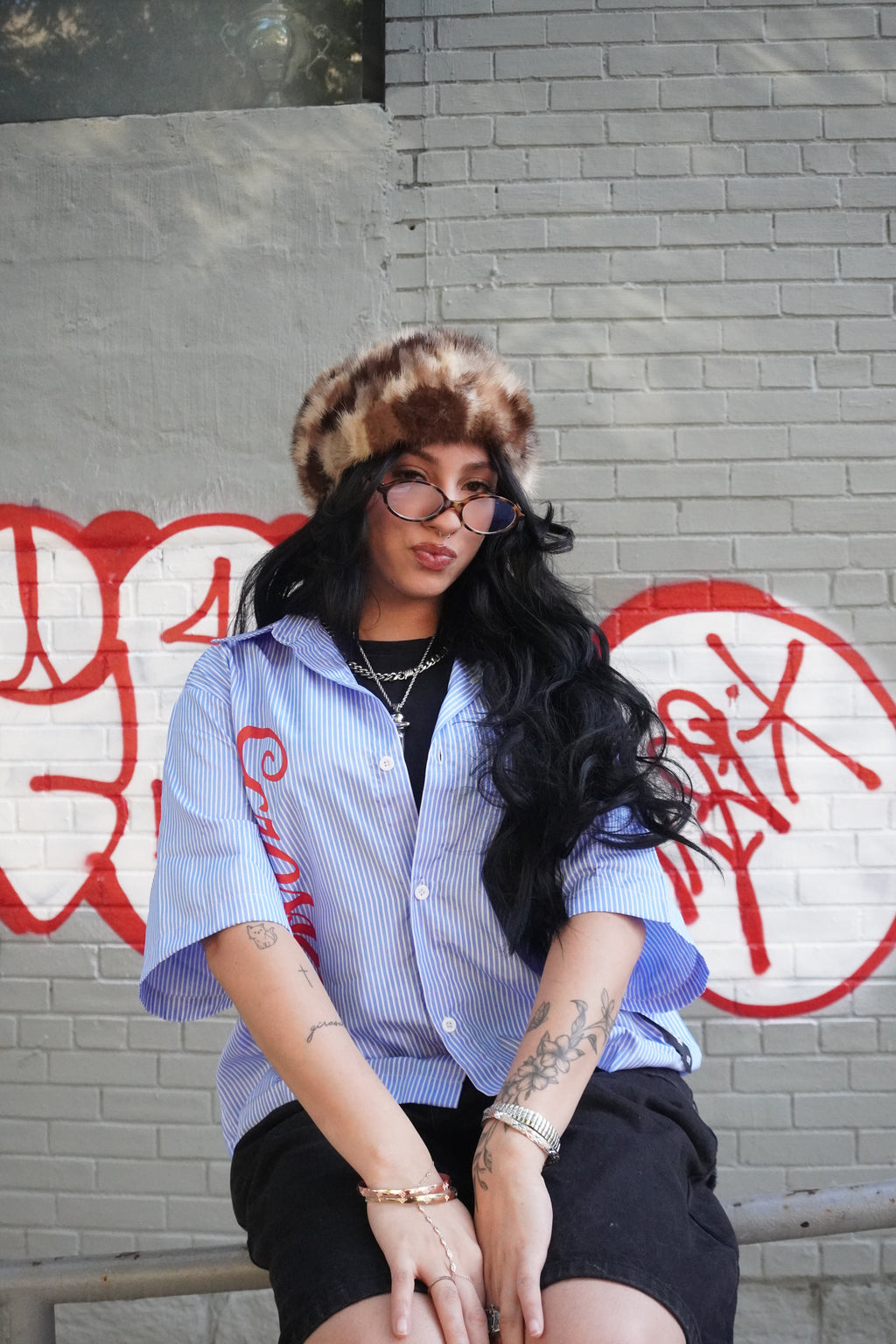 "Hard to Miss" Short Sleeve Button up