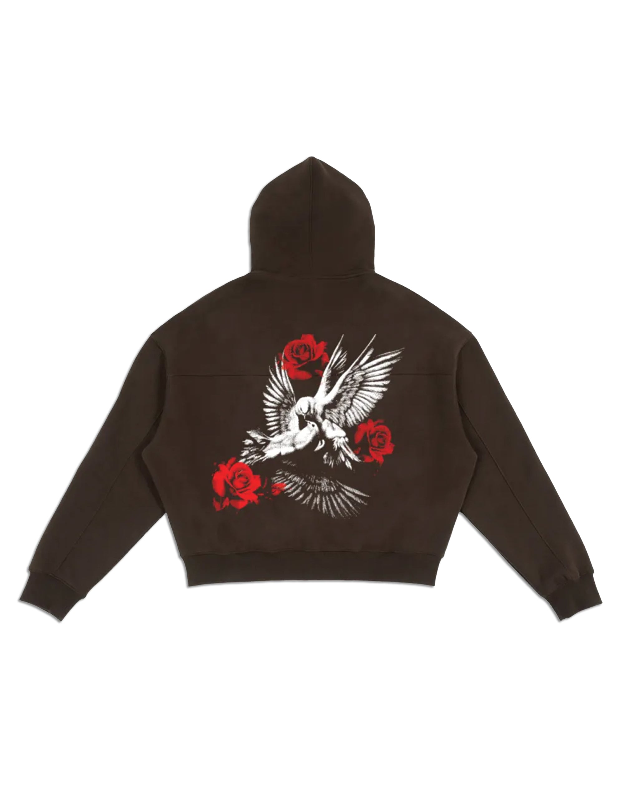 "Doves & Roses" Zip Up Hoodie
