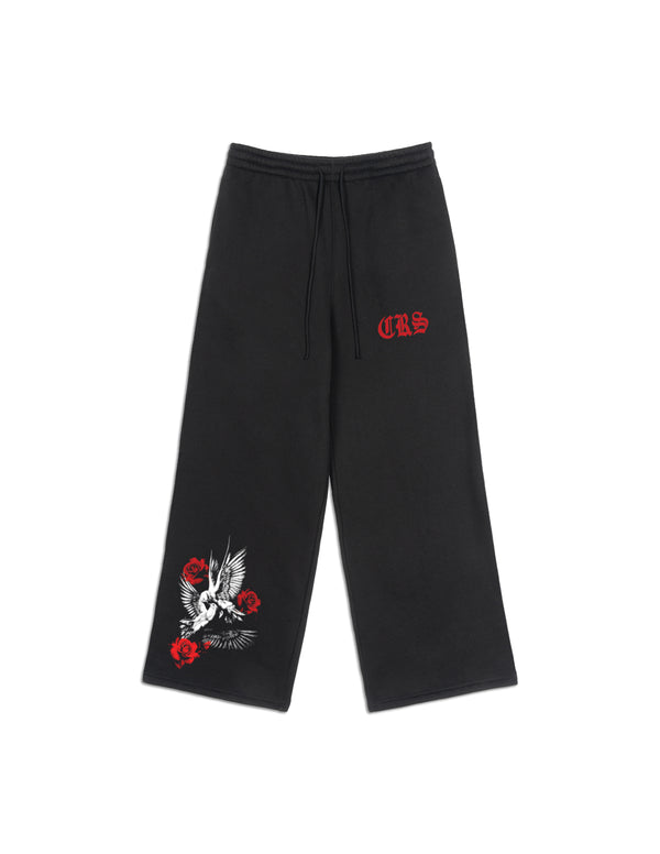 "Doves & Roses" Fleece Sweats