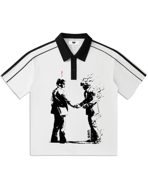 "Double crossed" Polo Shirt