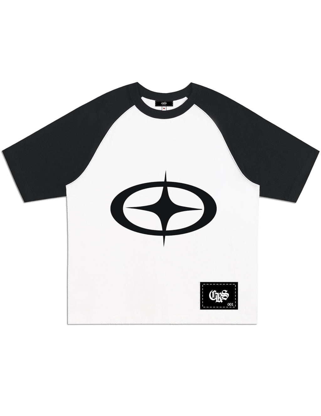 "Cross star" Raglan Sleeve T-Shirt