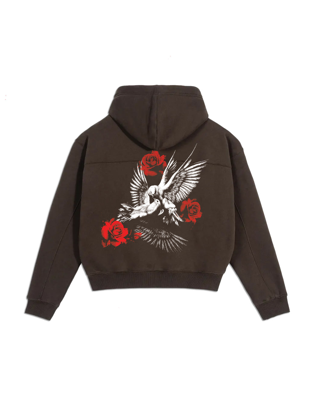"Doves & Roses" Zip Up Hoodie