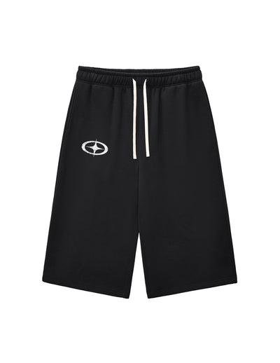 "Cross star" 3/4 Fleece Sweats