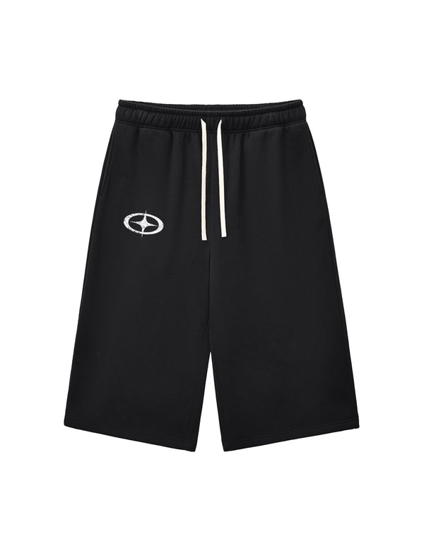 "Cross star" 3/4 Fleece Sweats