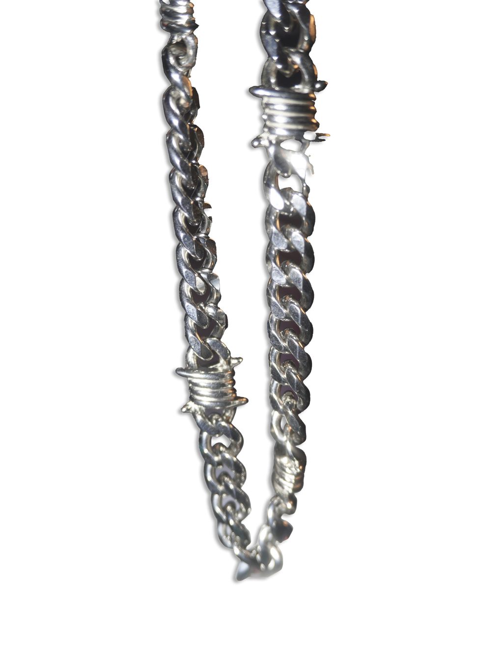 "Barbed Wired" Cuban Link