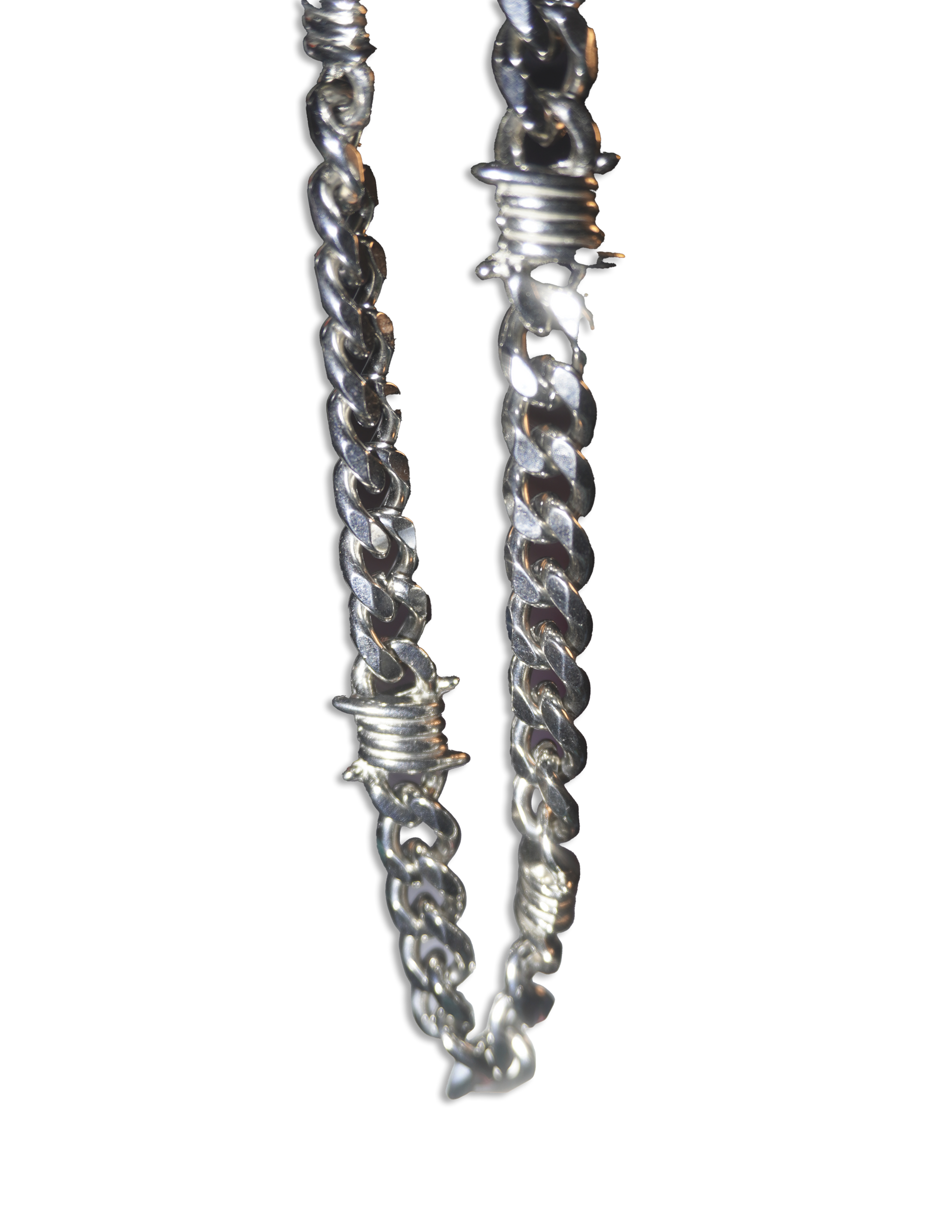 "Barbed Wired" Cuban Link