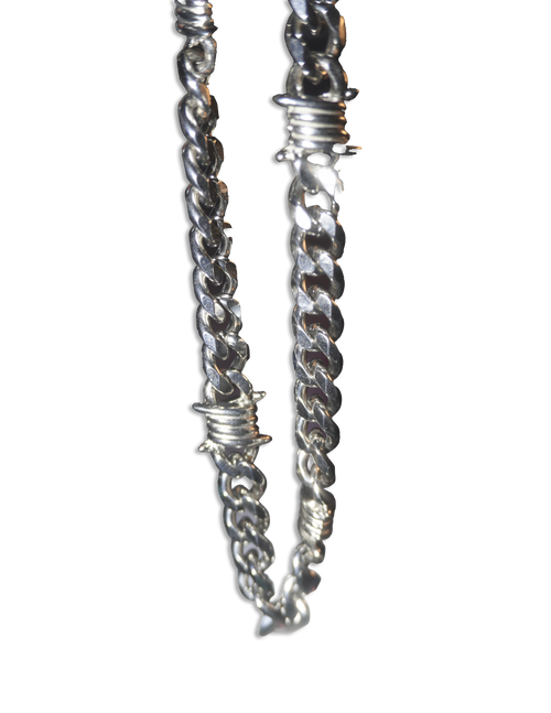 "Barbed Wired" Cuban Link