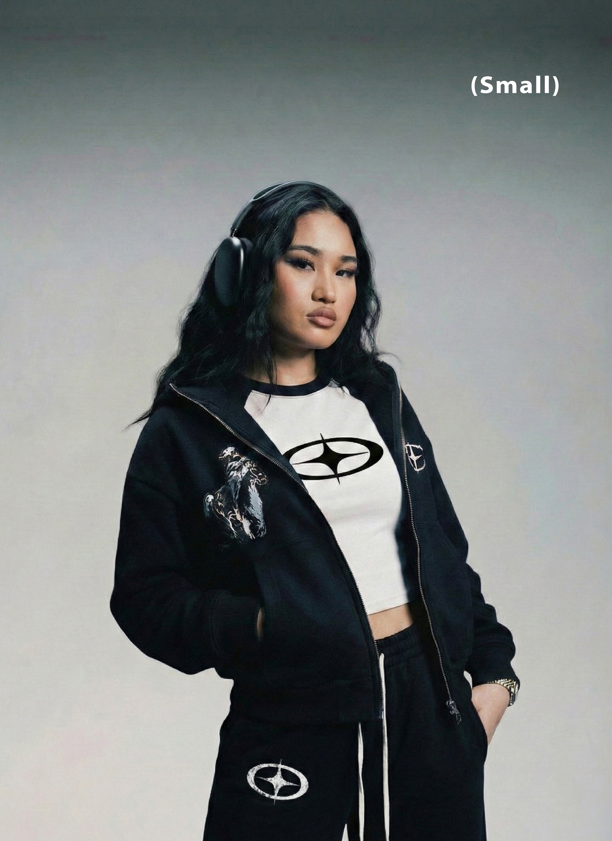 "Outlaw" Fleece Full Zip Hoodie