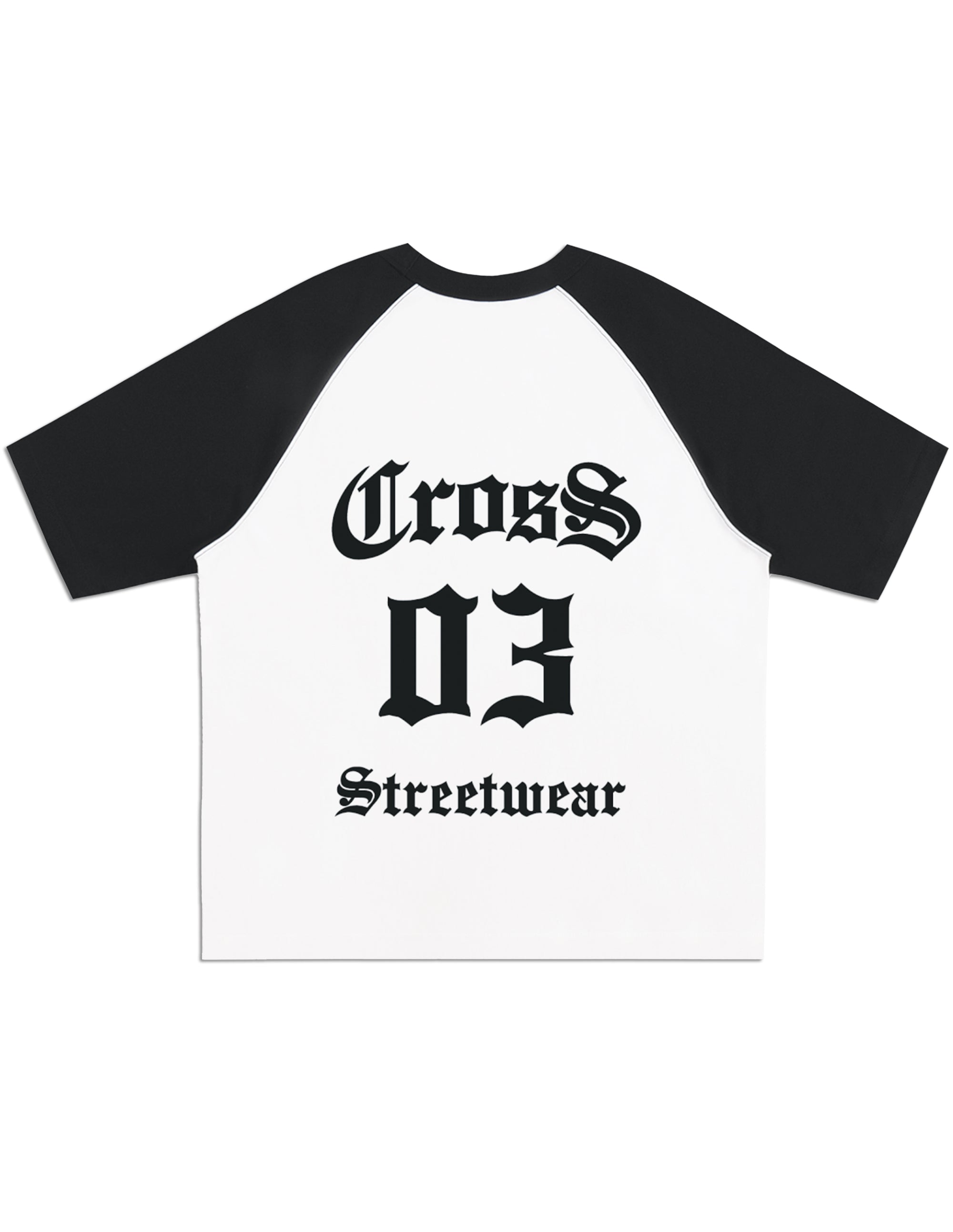"Cross star" Raglan Sleeve T-Shirt
