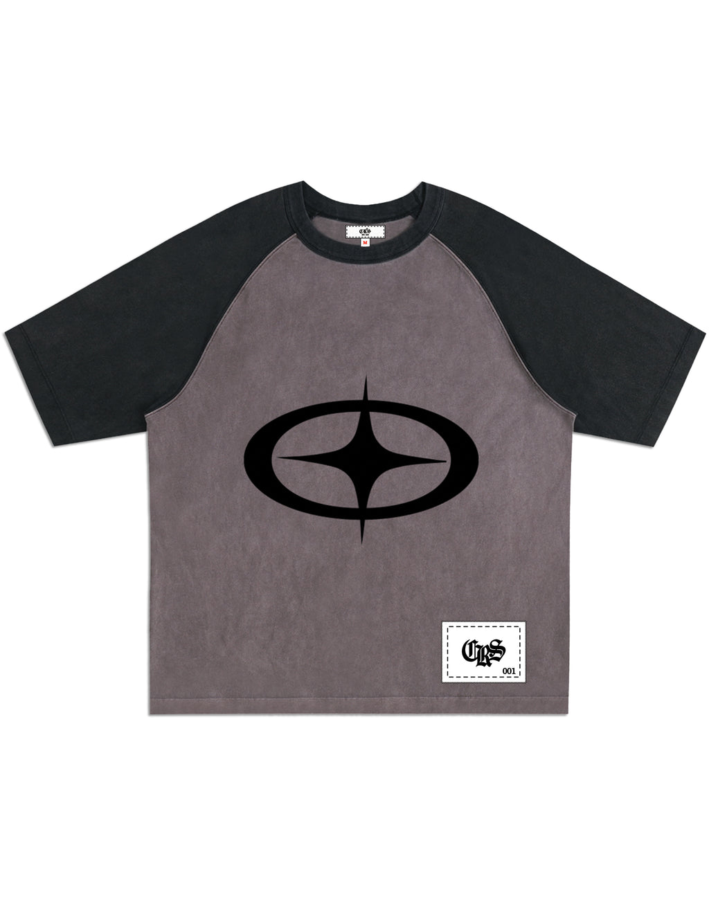 "Cross star" Raglan Sleeve T-Shirt