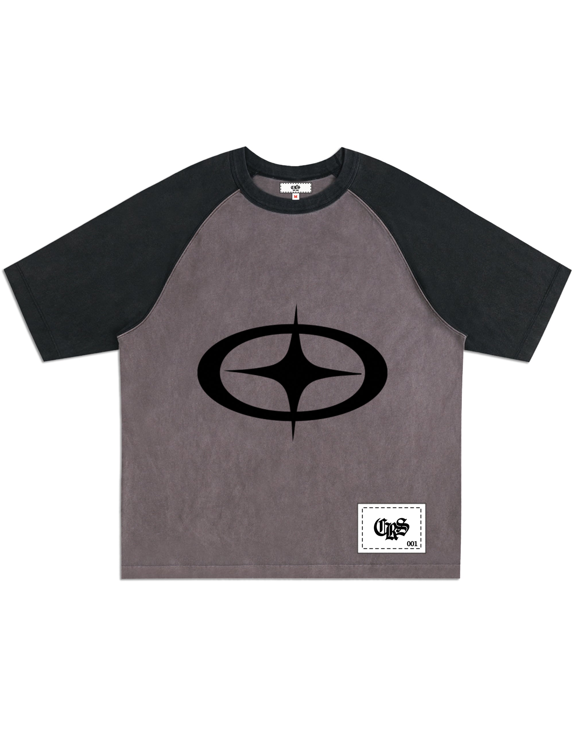 "Cross star" Raglan Sleeve T-Shirt