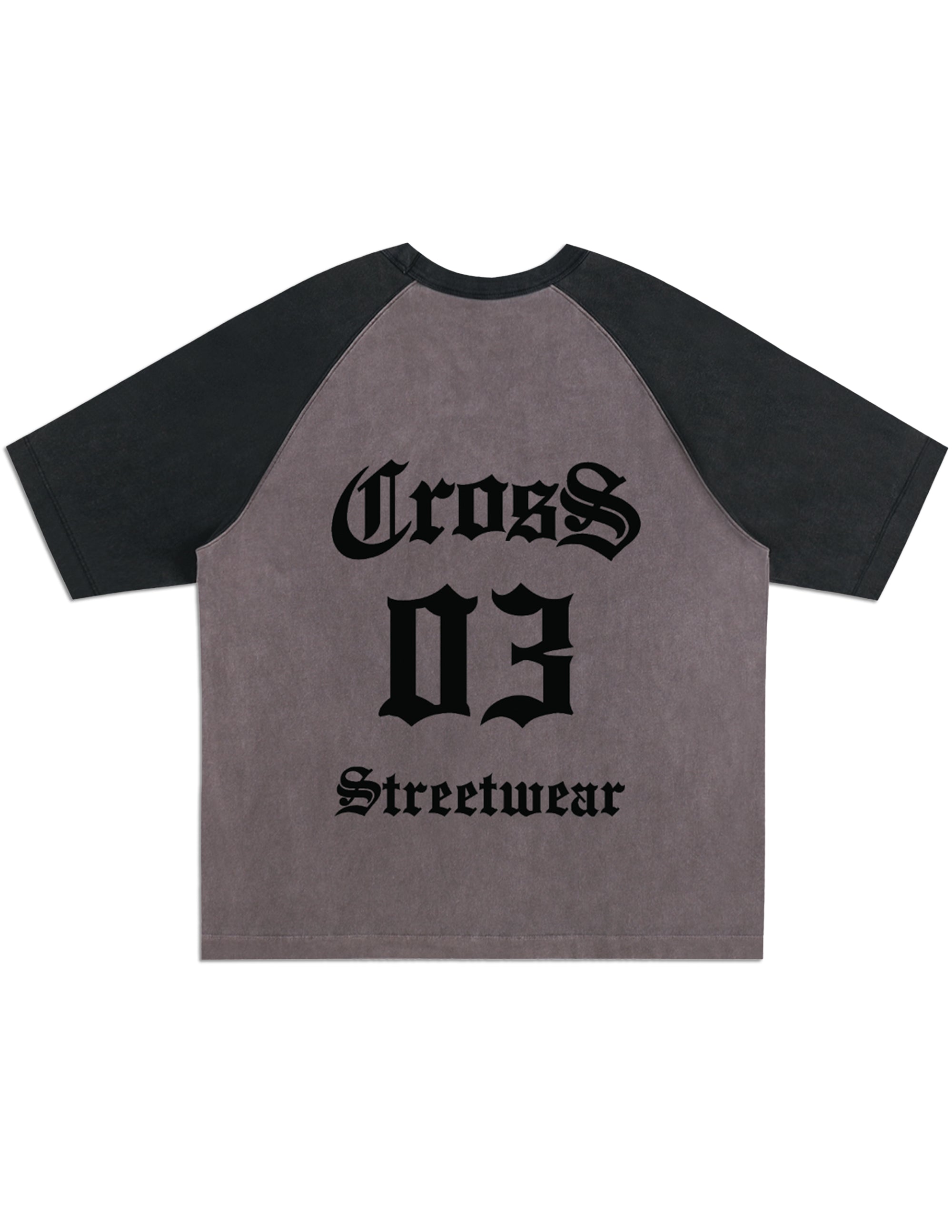 "Cross star" Raglan Sleeve T-Shirt